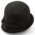 Hats - Gårda Ofena Wool Cloche (black)