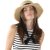 Straw Hat - Gårda Ajaccio Sun Hat (nature/black)