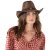 Straw Hat - Gårda Barcelona Western Hat (brown)
