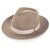 Hats - Gårda Belluno Crushable Wool felt Fedora (beige)