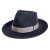 Hats - Gårda Belluno Crushable Wool felt Fedora (blue)
