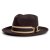 Hats - Gårda Belluno Crushable Wool felt Fedora (brown)