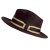 Hats - Gårda Belluno Crushable Wool felt Fedora (brown)