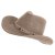 Hats - Gårda Bowmont Crushable Wool felt Western hat (greige)