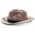 Hats - Gårda Buchanan Distressed Fedora (brown)