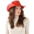 Straw Hat - Gårda Kos Western Hat (red)