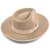 Hats - Gårda Mapleton Wide brimmed Fedora (beige)