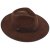 Hats - Gårda Mapleton Wide brimmed Fedora (brown)