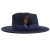Hats - Gårda Molinella Crushable Wool felt Fedora (blue)