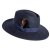 Hats - Gårda Molinella Crushable Wool felt Fedora (blue)