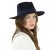 Hats - Gårda Molinella Crushable Wool felt Fedora (blue)