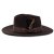 Hats - Gårda Molinella Crushable Wool felt Fedora (brown)