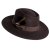 Hats - Gårda Molinella Crushable Wool felt Fedora (brown)