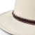 Hats - Gårda Toquerville Crushable Wool felt Western hat (cream)