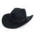 Hats - Gårda Pocatello Crushable Wool felt Western hat (black)