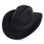 Hats - Gårda Pocatello Crushable Wool felt Western hat (black)