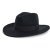 Hats - Gårda Pocatello Crushable Wool felt Western hat (black)