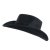 Hats - Gårda Pocatello Crushable Wool felt Western hat (black)