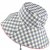 Hats - Gårda Poppy Checkered sun hat (blue)