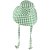 Hats - Gårda Poppy Checkered sun hat (green)