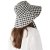 Hats - Gårda Poppy Checkered sun hat (black)