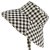 Hats - Gårda Poppy Checkered sun hat (black)