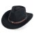 Hats - Gårda Santaquin Crushable Wool felt Western hat (black)