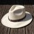 Hats - Gårda Santaquin Crushable Wool felt Western hat (white)