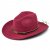 Hats - Gårda Toquerville Crushable Wool felt Western hat (red)