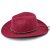 Hats - Gårda Toquerville Crushable Wool felt Western hat (red)