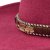 Hats - Gårda Toquerville Crushable Wool felt Western hat (red)