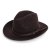 Hats - Gårda Vicenza Crushable Wool felt Fedora (brown)