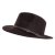 Hats - Gårda Vicenza Crushable Wool felt Fedora (brown)