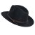 Hats - Gårda Vicenza Crushable Wool felt Fedora (black)