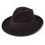 Hats - Gårda Volterra Fedora Wool Hat (dark brown)