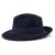 Hats - Gårda Volterra Fedora Wool Hat (navy)