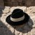Hats - Gårda Volterra Fedora Wool Hat (black/cream)