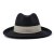 Hats - Gårda Volterra Fedora Wool Hat (black/cream)