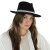 Hats - Gårda Belluno Crushable Wool felt Fedora (black)
