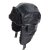 Trapper hat - Gårda Linsell Leather Trapper (black)