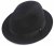 Hats - Borsalino Marengo Narrow Brim Fedora (black)