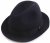 Hats - Borsalino Marengo Narrow Brim Fedora (navyblue)