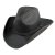 Hats - Jaxon Hats Buffalo Skinnhatt (black)