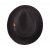 Hats - Crushable Pinch Crown Fedora (black)