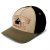 Cap - Black River Motorcycle Trucker (beige/black/green)