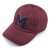 Cap - Gårda Letter Cap 'M' (burgundy/blue)
