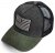 Caps - Gårda Flag Denim Trucker Cap (black/green)
