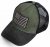 Caps - Gårda Flag Denim Trucker Cap (green/black)