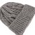 Beanies - Gårda Bormio Cable Knit Wool Mix Beanie (grey/beige)