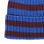 Beanies - Gårda Davos Striped Merino Wool Beanie (burgundy/blue)